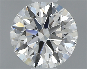 Picture of 0.50 Carats, Round with Very Good Cut, I Color, SI1 Clarity and Certified by GIA