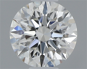 Picture of 0.40 Carats, Round with Excellent Cut, I Color, VVS2 Clarity and Certified by GIA