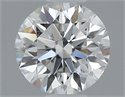 0.40 Carats, Round with Excellent Cut, E Color, SI1 Clarity and Certified by GIA