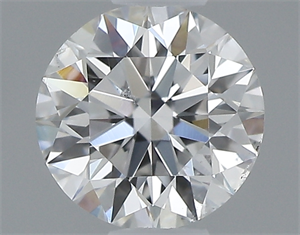 Picture of 0.40 Carats, Round with Excellent Cut, E Color, SI1 Clarity and Certified by GIA