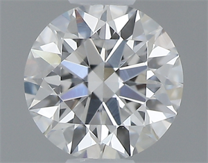 Picture of 0.41 Carats, Round with Excellent Cut, D Color, VS2 Clarity and Certified by GIA