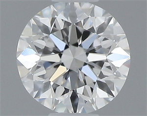 Picture of 0.40 Carats, Round with Very Good Cut, D Color, VS1 Clarity and Certified by GIA