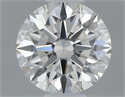 0.40 Carats, Round with Excellent Cut, I Color, VVS2 Clarity and Certified by GIA