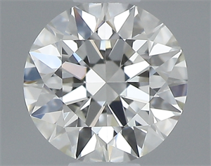 Picture of 0.41 Carats, Round with Excellent Cut, I Color, VVS1 Clarity and Certified by GIA