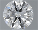 0.41 Carats, Round with Excellent Cut, E Color, SI1 Clarity and Certified by GIA