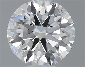 Picture of 0.41 Carats, Round with Excellent Cut, E Color, SI1 Clarity and Certified by GIA