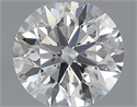 0.40 Carats, Round with Excellent Cut, E Color, SI1 Clarity and Certified by GIA