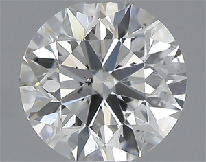 Picture of 0.40 Carats, Round with Excellent Cut, E Color, SI1 Clarity and Certified by GIA