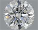 0.40 Carats, Round with Excellent Cut, H Color, VS1 Clarity and Certified by GIA