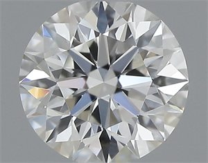 Picture of 0.40 Carats, Round with Excellent Cut, H Color, VS1 Clarity and Certified by GIA