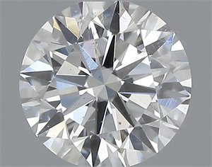 Picture of 0.40 Carats, Round with Excellent Cut, F Color, SI1 Clarity and Certified by GIA