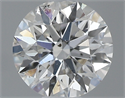 0.42 Carats, Round with Excellent Cut, G Color, SI1 Clarity and Certified by GIA