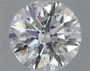 Picture of 0.42 Carats, Round with Excellent Cut, G Color, SI1 Clarity and Certified by GIA