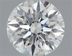 Picture of 0.43 Carats, Round with Excellent Cut, H Color, VS1 Clarity and Certified by GIA