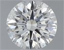 0.43 Carats, Round with Excellent Cut, H Color, SI1 Clarity and Certified by GIA