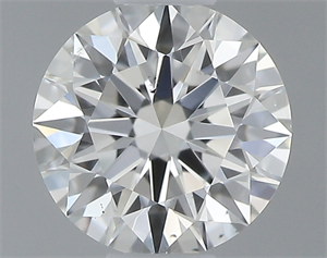 Picture of 0.43 Carats, Round with Excellent Cut, H Color, SI1 Clarity and Certified by GIA