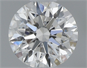 0.40 Carats, Round with Excellent Cut, F Color, VVS1 Clarity and Certified by GIA