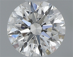 Picture of 0.40 Carats, Round with Excellent Cut, F Color, VVS1 Clarity and Certified by GIA