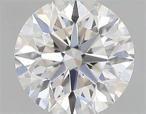 Picture of 0.40 Carats, Round with Excellent Cut, H Color, VVS2 Clarity and Certified by GIA