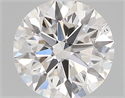 0.42 Carats, Round with Excellent Cut, F Color, VS2 Clarity and Certified by GIA