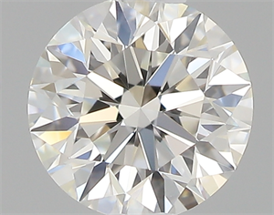 Picture of 0.43 Carats, Round with Excellent Cut, H Color, VVS1 Clarity and Certified by GIA