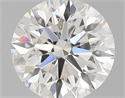 0.43 Carats, Round with Excellent Cut, F Color, SI1 Clarity and Certified by GIA