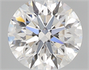 0.42 Carats, Round with Excellent Cut, E Color, SI2 Clarity and Certified by GIA