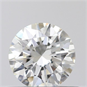 0.41 Carats, Round with Excellent Cut, I Color, VVS1 Clarity and Certified by GIA