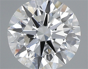 Picture of 0.40 Carats, Round with Excellent Cut, D Color, VS1 Clarity and Certified by GIA