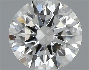 Picture of 0.40 Carats, Round with Excellent Cut, H Color, VS1 Clarity and Certified by GIA