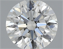 0.40 Carats, Round with Excellent Cut, H Color, VS1 Clarity and Certified by GIA