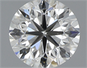 0.50 Carats, Round with Very Good Cut, I Color, VVS2 Clarity and Certified by GIA