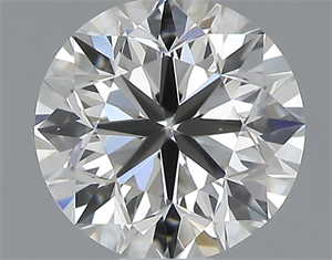 Picture of 0.50 Carats, Round with Very Good Cut, I Color, VVS2 Clarity and Certified by GIA