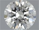 0.53 Carats, Round with Excellent Cut, K Color, VS1 Clarity and Certified by GIA