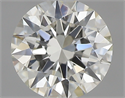 0.43 Carats, Round with Excellent Cut, I Color, IF Clarity and Certified by GIA