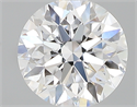 0.40 Carats, Round with Very Good Cut, D Color, SI1 Clarity and Certified by GIA