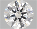 0.42 Carats, Round with Excellent Cut, E Color, SI2 Clarity and Certified by GIA