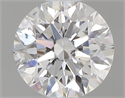 0.43 Carats, Round with Excellent Cut, E Color, SI2 Clarity and Certified by GIA