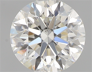 Picture of 0.44 Carats, Round with Excellent Cut, H Color, VS2 Clarity and Certified by GIA