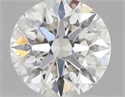 0.42 Carats, Round with Excellent Cut, E Color, SI1 Clarity and Certified by GIA