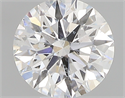 0.43 Carats, Round with Excellent Cut, E Color, SI2 Clarity and Certified by GIA