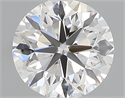 0.40 Carats, Round with Very Good Cut, E Color, VVS1 Clarity and Certified by GIA