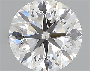 Picture of 0.40 Carats, Round with Very Good Cut, E Color, VVS1 Clarity and Certified by GIA