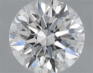 Picture of 0.40 Carats, Round with Excellent Cut, D Color, VS2 Clarity and Certified by GIA