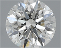 0.40 Carats, Round with Very Good Cut, H Color, VVS2 Clarity and Certified by GIA