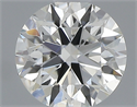 0.43 Carats, Round with Excellent Cut, H Color, VS1 Clarity and Certified by GIA