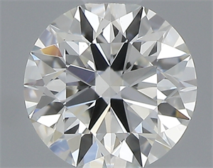 Picture of 0.43 Carats, Round with Excellent Cut, H Color, VS1 Clarity and Certified by GIA