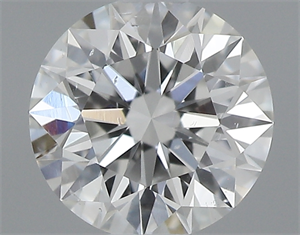 Picture of 0.40 Carats, Round with Excellent Cut, G Color, SI1 Clarity and Certified by GIA