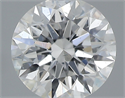 0.41 Carats, Round with Excellent Cut, F Color, SI1 Clarity and Certified by GIA