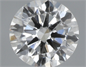 0.50 Carats, Round with Very Good Cut, H Color, SI2 Clarity and Certified by GIA